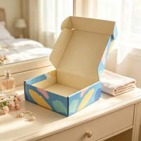Boîtes rigides personnalisées en matériau recyclé gaufré avec doublure en éponge aseptique pour cadeaux de bougies et solutions d'emballage écologiques