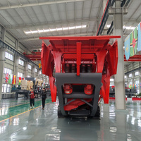 Station de concassage mobile à mâchoires avec commande hydraulique pour une production d'agrégats à haute efficacité et un concassage fiable sur site