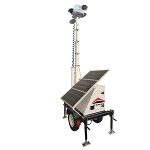 Caméra de surveillance <span class=keywords><strong>solaire</strong></span> stable, remorque de surveillance CCTV <span class=keywords><strong>solaire</strong></span> de petite taille pour terrain enneigé - Product Image 5
