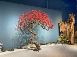 Árboles de pino de cedro artificial pequeño Pino artificial Pino Árbol de bonsái artificial - Product Image 2