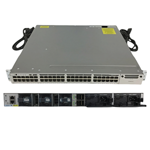 WS-C3850-48T-E 48 Port Network Switch with 10/100/1000Mbps RJ45 Electrical Enterprise Switches - Product Image 4