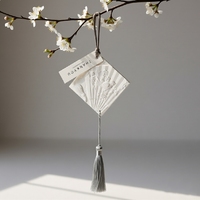 Diffuseur d'huiles essentielles en porcelaine pour la maison, pendentif en céramique parfumé pour voiture et armoire, désodorisant en plâtre aromatique