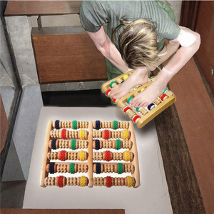 Rodillo de Acupresión para Pies SculpMed SC-AMQ-12 de Madera, Hecho en <span class=keywords><strong>China</strong></span>, para Terapia de Salud, Relajación, Alivio del Dolor y el Estrés - Product Image 3