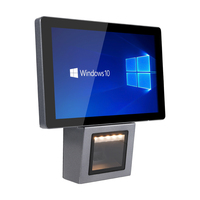 Système de point de vente LICON 10 pouces avec écran tactile, lecteur de codes-barres 1D/2D, WiFi, Windows 10, 32 Go/128 Go, garantie 1 an