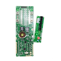 BMS Inteligente 16S150A LiFePO4 48V BT CAN RS485 UART con Zumbador, Pre-desconexión SOC, Conexión en Paralelo por el Mismo Puerto para Almacenamiento ESS Doméstico