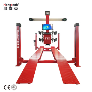 Alineador de ruedas 3D portátil con elevador de coches de 4 postes y 4 toneladas - Product Image 1