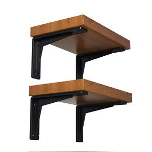 L搁板支架垂直角度，优质合金金属重型搁板支架，高强度安装硬件 - Product Image 2