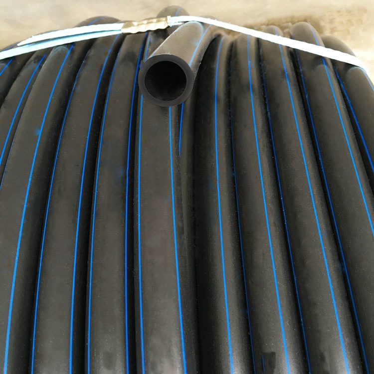 SDR11 HDPE PE Pipe 32mm 63mm Black Plastic Water Supply Pipe For Conveying Water