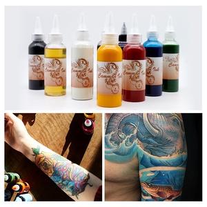 Tinta de Aerógrafo <span class=keywords><strong>para</strong></span> Tatuajes Temporales, <span class=keywords><strong>Pintura</strong></span> Corporal <span class=keywords><strong>para</strong></span> Máquina de Aerógrafo, Suministros <span class=keywords><strong>para</strong></span> Tatuajes - Product Image 2