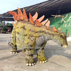 Stegosaurus Disfraces de dinosaurios realistas Control de 2 personas Fábrica de dinosaurios Zigong Kawah personalizada - Product Image 1