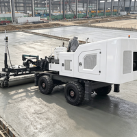 Machine de nivellement laser hydraulique avancée pour béton avec système de contrôle automatique pour la construction de sols industriels