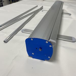 Exhibición publicitaria Premium 80x200cm Soporte de pancarta enrollable de aleación de aluminio o promoción de marca corporativa - Product Image 2