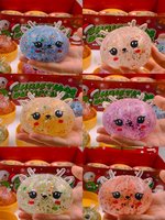 Jouets anti-stress de Noël en forme de boulettes, boîte mystère surprise, jouet compressible et moelleux pour soulager le stress, cadeau