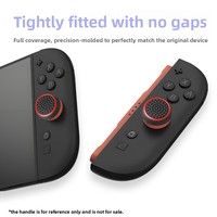 2 Tapas de Joystick con Cable, Anillo Único, Generación NS2, Silicona Luminosa de Doble Color, Protección para 2 Controles Compatibles, Molde Privado