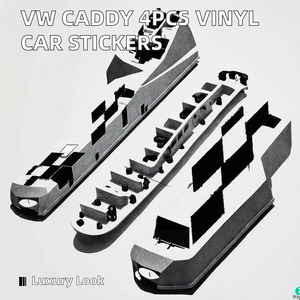 Uds para Volkswagen VW <span class=keywords><strong>Caddy</strong></span> MK1 MK2 MK 2 <span class=keywords><strong>Maxi</strong></span> Kombi Camper Van gráficos vinilo calcomanías coche pegatinas accesorios de afinación - Product Image 5