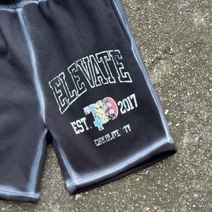 Pantalones Cortos Deportivos Personalizados, Pantalones Cortos de Chándal de Algodón y Felpa, Impresión DTG, Lavado con Spray, Pintura, para Hombre - Product Image 3