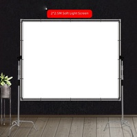 Nouvelle vente 2*2.5M équipement de studio Photo Studio Softbox écran carte accessoires kit d'éclairage pour Magic Leg C Light Stand