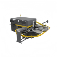 Machine d'impression numérique hybride à 8 stations avec 8 têtes d'impression Epson I3200, imprimante numérique DTG pour l'impression textile sur t-shirts