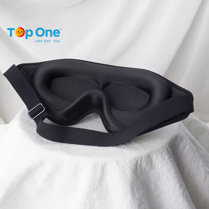 TopOne Memory Foam Pressure Cotton Sleep Mask Adjustable Eye Cups Sleep Eyeshade 3D Cup Eye Mask - Product Image 2