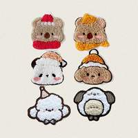 Patchs brodés personnalisés autocollants et écologiques pour vêtements avec impression par transfert par sublimation de personnages de dessins animés