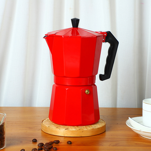 <span class=keywords><strong>Cafetera</strong></span> Espresso italiana De Acero inoxidable De 6 <span class=keywords><strong>tazas</strong></span> De 300ml, <span class=keywords><strong>cafetera</strong></span> portátil Moka para estufa con Material metálico de inducción - Product Image 4
