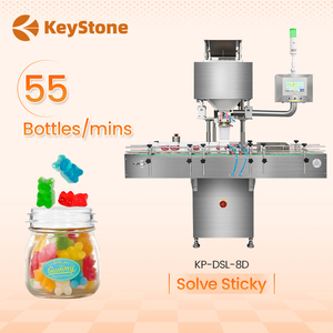 Machine d'emballage automatique de bonbons à la pectine à tension électrique personnalisée, compteur de bonbons huilés en poudre - Product Image 1