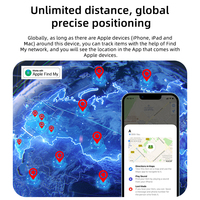 Traceur GPS pour animaux de compagnie en temps réel, mini traceur multicolore longue portée, dispositif de localisation pour chiens et chats, compatible iOS et Android