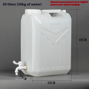 20L 25 lít nhựa vuông Thùng thực phẩm cấp xi lanh vòi <span class=keywords><strong>tap</strong></span> cho hộ gia đình nước rượu tắm tay xô ứng dụng - Product Image 4