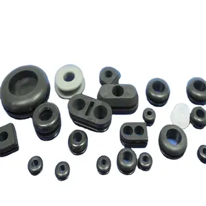 Custom Made Black Nbr/Cr/Nr/Epdm/Siliconen/Fkm Rubber Kabel Grommet Voor Draad Afdichting china