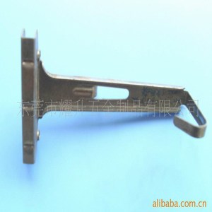 Yaosheng Hardware Factory Monitor Arm <b>Bracket</b> 25x60mm Customizable Metal Part <b>Silver</b> Finish - Product Image 2