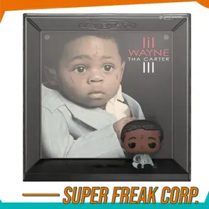 Lil Wayne Tha Carter 3 Funko Pop 07 copertina dell'album in vinile autoadesivo in PVC e PP libro di chiusura per matrimoni e regali stampa personalizzata - Product Image 1