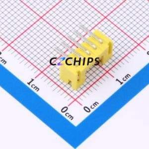 W2001100-5PY2123 Wire-to-Board Pin Header Bent Lead Through Hole,P=2mm Connector 1x5P 2mm Right Angle Insert PH - Product Image 2