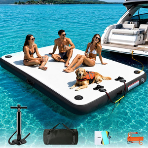 Plateforme flottante gonflable en gros pour bateaux, plateforme gonflable pour kayak, plateforme flottante gonflable pour yacht Funsports à vendre - Product Image 6