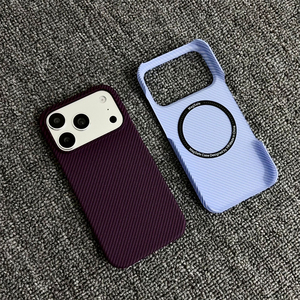 เคสโทรศัพท์กันกระแทกแบบแม่เหล็กครึ่งหุ้ม สำหรับ iPhone 18 Pro Max 13 14 15 16 17 Pro คุณภาพสูง ลายคาร์บอนไฟเบอร์ ไร้ขอบ - Product Image 5