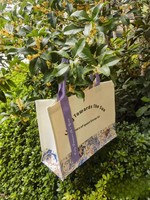 Sac fourre-tout réutilisable en toile laminée pour femme, idéal pour les trajets quotidiens, les courses au supermarché, ou comme cadeau promotionnel.