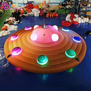 Decoración Inflable Publicitaria de Bingo con Forma de Extraterrestre, Iluminación LED, Planeta OVNI, Nave Espacial Gigante, <span class=keywords><strong>Platillo</strong></span> Volador Colgante para Eventos - Product Image 5