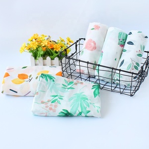 <span class=keywords><strong>Amazon</strong></span> Hot Seller 2019 couverture d'emmaillotage en coton bio <span class=keywords><strong>bambou</strong></span> nouveau-né bébé mousseline couverture pour l'été - Product Image 5