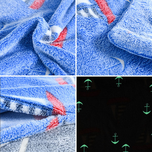 Polyester Coral Fleece Winter <strong>Bedding</strong> Duvet Cover Set <strong>Glow</strong> <strong>in</strong> <strong>the</strong> <strong>Dark</strong> for Kids Home Use - Product Image 2