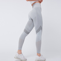 Ins Hot – Leggings de Yoga sans couture, extensibles, sans transparence, taille haute, collants de Compression, pantalon d'entraînement, de Gym, de course