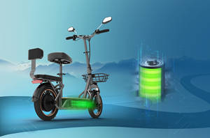 Patinete Plegable C1 Pro, 100 km de Autonomía, Portaequipajes y Asiento para Pasajero, Espejos Reflectantes, para Desplazamientos Diarios, Campus, Parque - Product Image 4