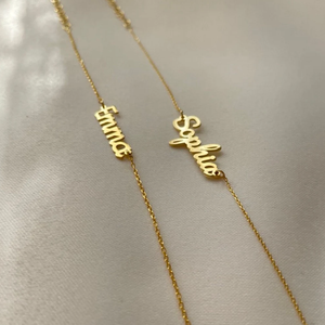 Bracciale Personalizzato in Argento Sterling Placcato Oro Fatto a Mano, Gioielli alla Moda per Uomo e Donna - Product Image 6