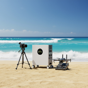 Available in Stock 2400W 3072Wh Outdoor Working <b>Battery</b> Home Solar Generator <b>Backup</b> Emergency Power MPPT Controller Pure - Product Image 3