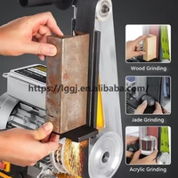 2 "x 36" 1.5KW Meuleuse d'établi industrielle Polisseuse Ponceuse électrique Ponceuse verticale à bande bois métal Outils électriques Mini ponceuse