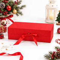 Maßgefertigte Recycelbare Matt Laminierte Starre Papier-Geschenkbox mit Magnetverschluss im Buchstil-Design für Weihnachtsgeschenke