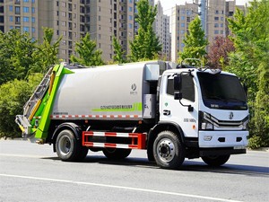 Camion de ramassage des déchets Dongfeng 4X2 6/10m³ de qualité supérieure pour l'élimination des déchets industriels et les projets environnementaux - Product Image 2