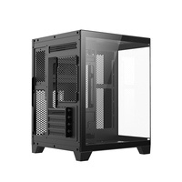 AntarcChill Micro ATX - Gabinete de Escritorio para Juegos con Cristal Templado, Configuración Completa para Juegos con PC Thin Mini ITX