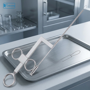 Vente en gros d'instruments chirurgicaux en acier inoxydable KRAUSE pour polypes nasaux, forme genouillère - Product Image 2