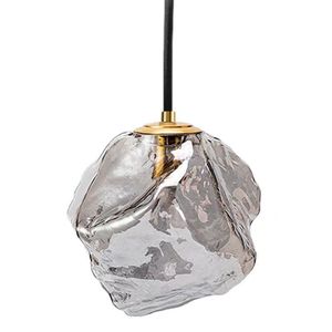 Glass Ice <b>Cube</b> Pendant <b>Light</b> Led Minimalist Home Chandelier For Bedroom Bar Entryway Lighting - Product Image 5