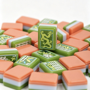 Vente en gros d'usine : Jeu de tuiles de mahjong américain de luxe gravées en acrylique 160 pièces, 3 couches - Product Image 4