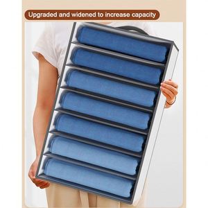 Large Non-Woven Foldable Stackable Closet Luggage Organiser Clothing Collapsible <b>Storage</b> <b>Box</b> - Product Image 3